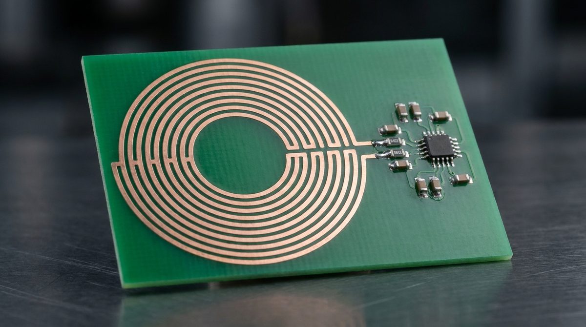 Antenna NFC e circuito di controllo